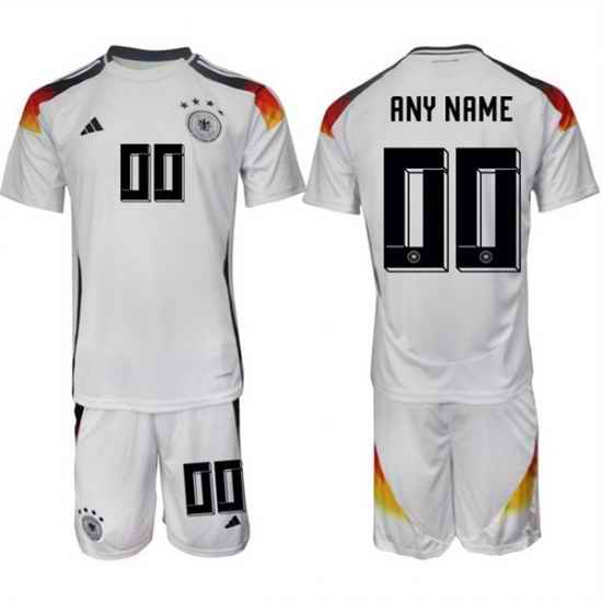 Men Germany Custom White 2024 25 Home Soccer Jersey Suit